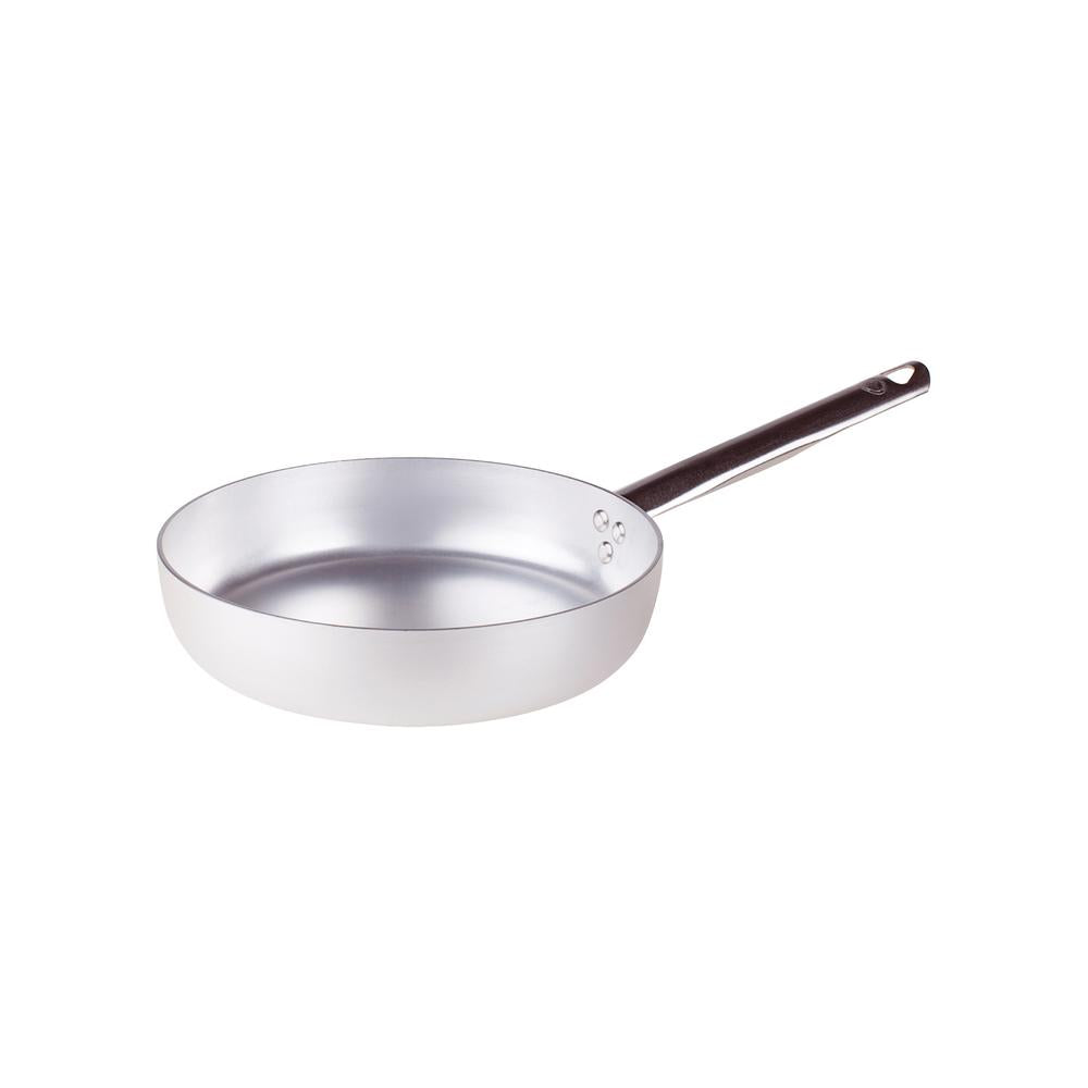 Agnelli Alluminio 3mm Professionale Padella Alta Sauté Con Manico Tubolare Inox
