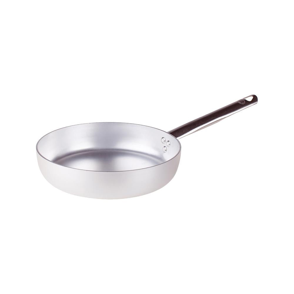 Agnelli Alluminio 3mm Professionale Padella Alta Sauté Con Manico Tubolare Inox