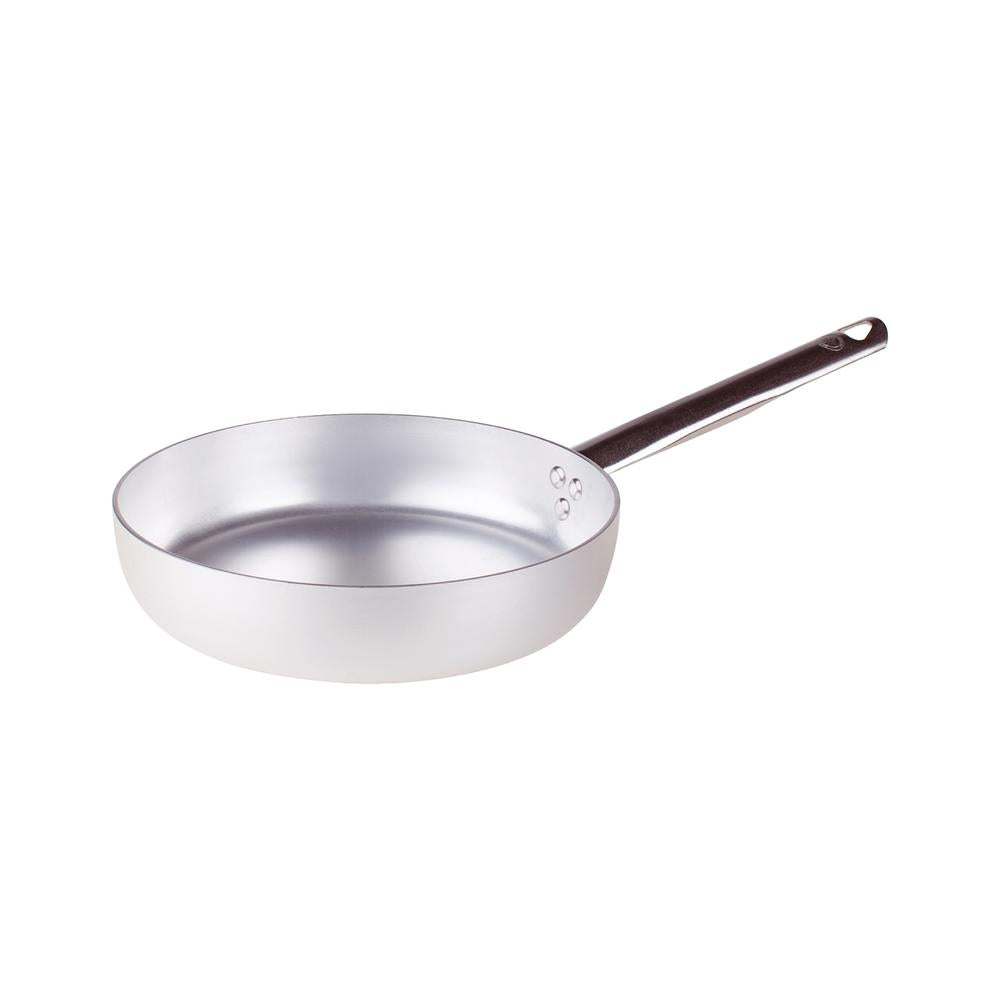 Agnelli Alluminio 3mm Professionale Padella Alta Sauté Con Manico Tubolare Inox