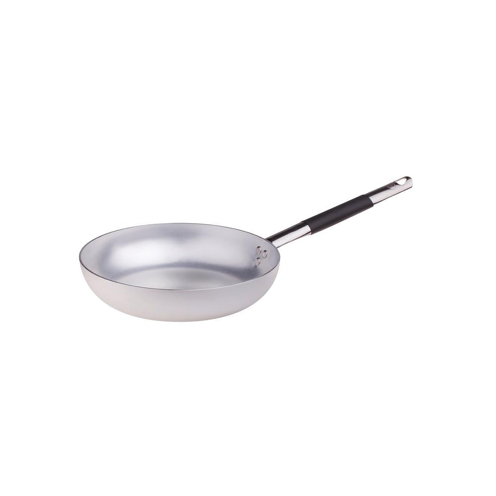 Agnelli Alluminio 3mm Professionale Padella Alta Svasata Con Manico Cool Inox