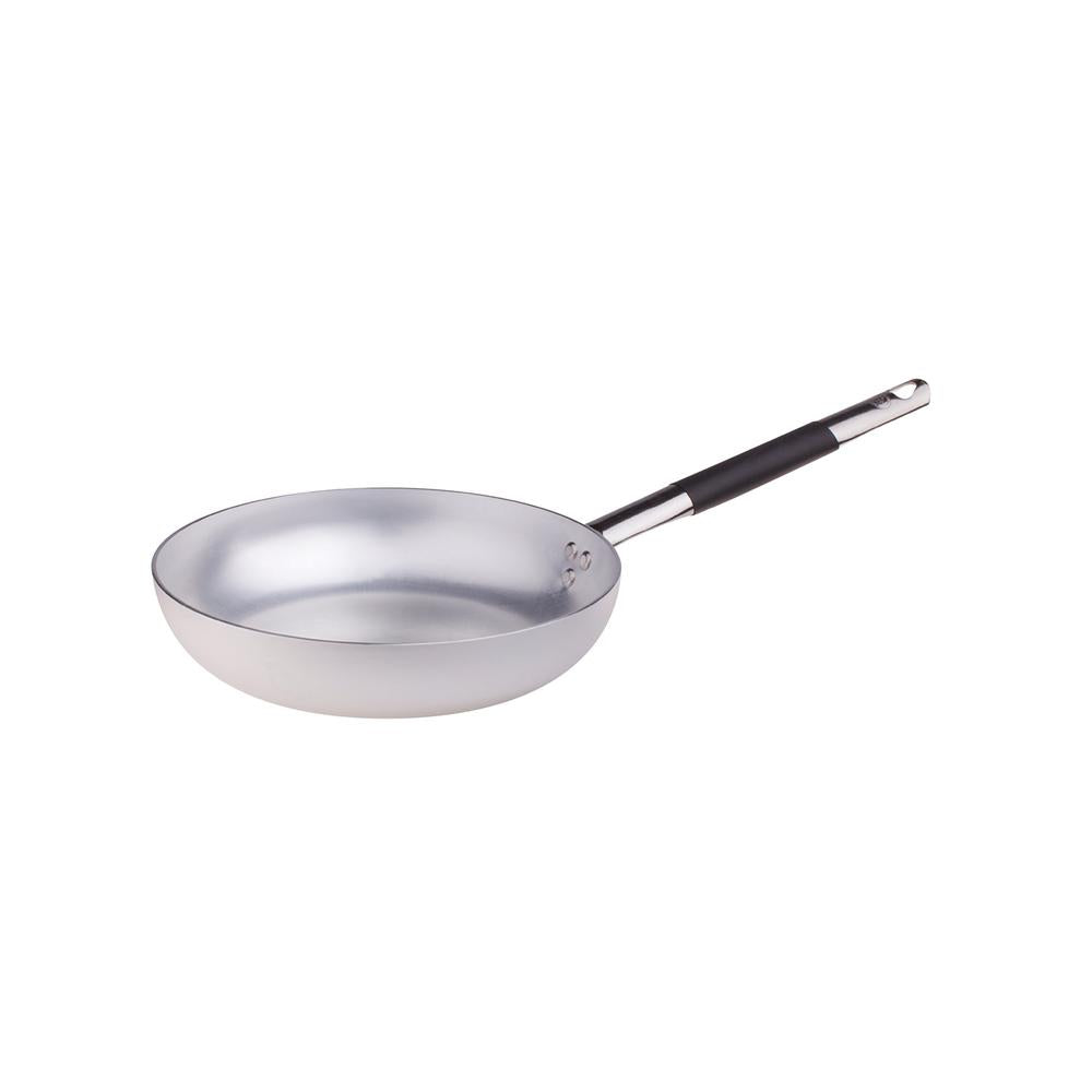 Agnelli Alluminio 3mm Professionale Padella Alta Svasata Con Manico Cool Inox
