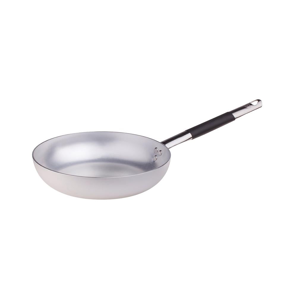 Agnelli Alluminio 3mm Professionale Padella Alta Svasata Con Manico Cool Inox