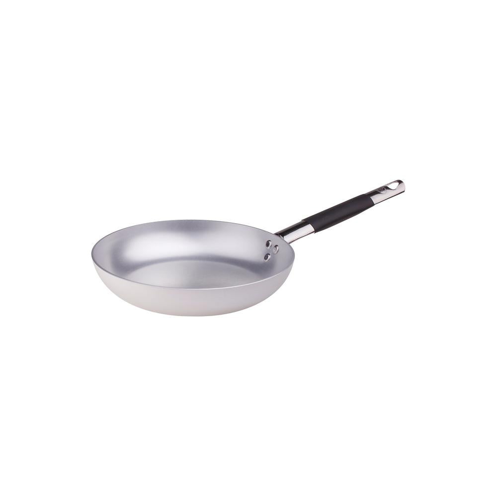 Agnelli Alluminio 3mm Professionale Padella Bassa Svasata Con Manico Cool Inox