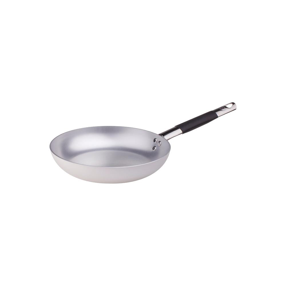 Agnelli Alluminio 3mm Professionale Padella Bassa Svasata Con Manico Cool Inox