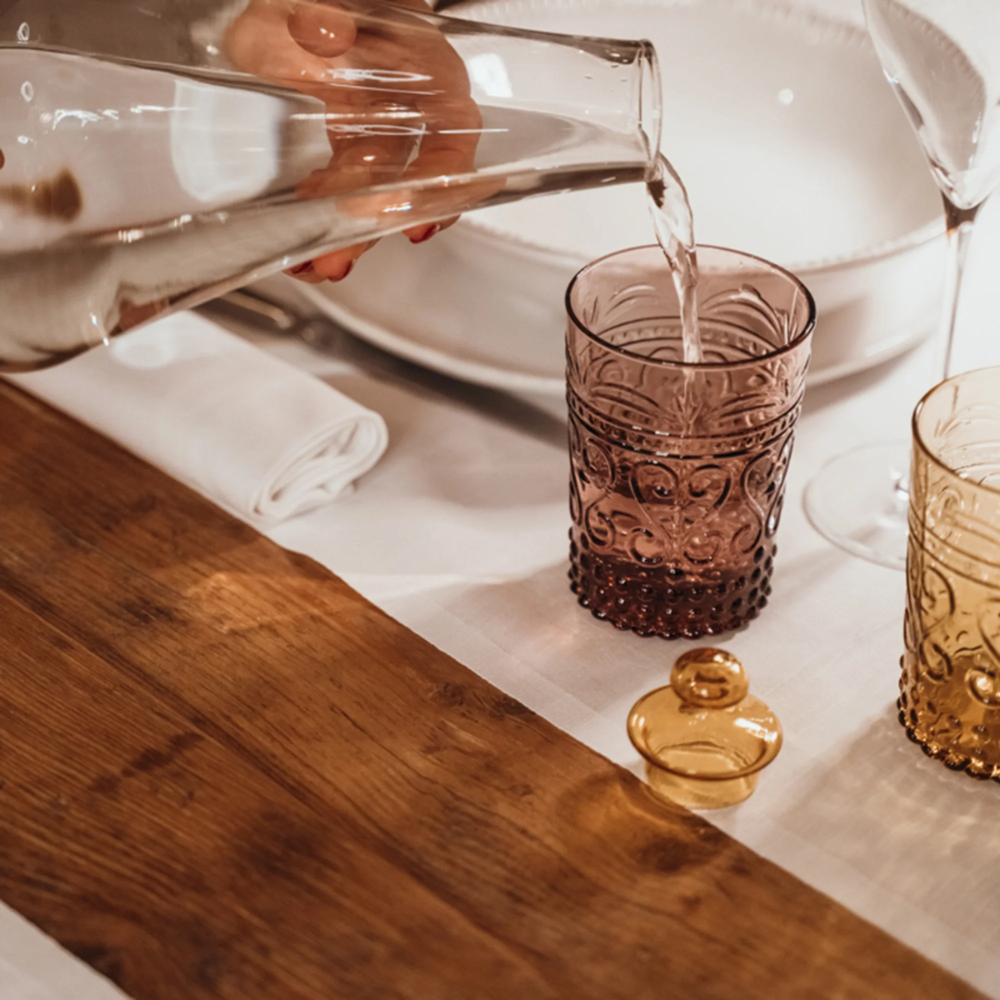 27 cl - Provenzale Verre À Eau en Verre - Ensemble 6 Pcs