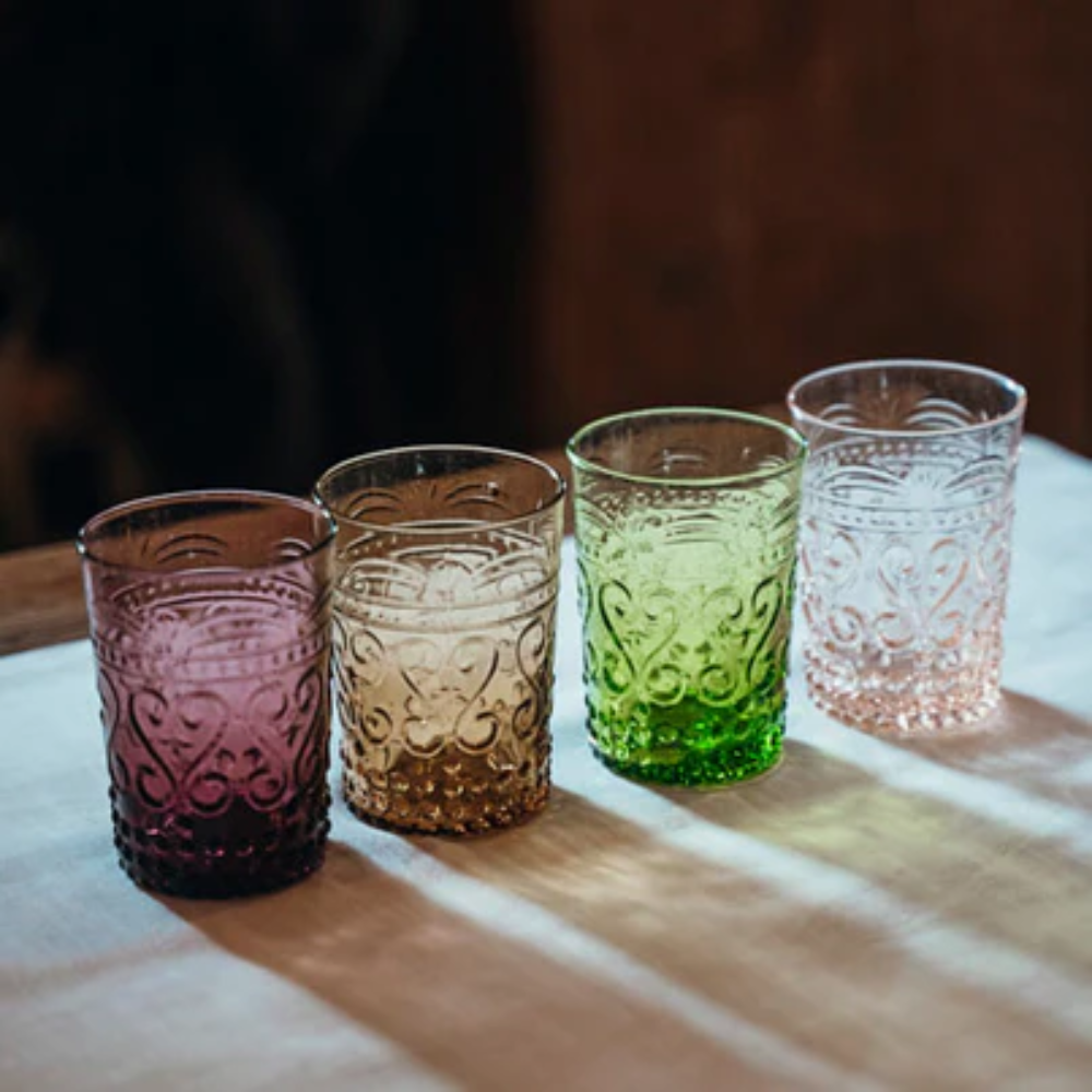27 cl - Provenzale Verre À Eau en Verre - Ensemble 6 Pcs
