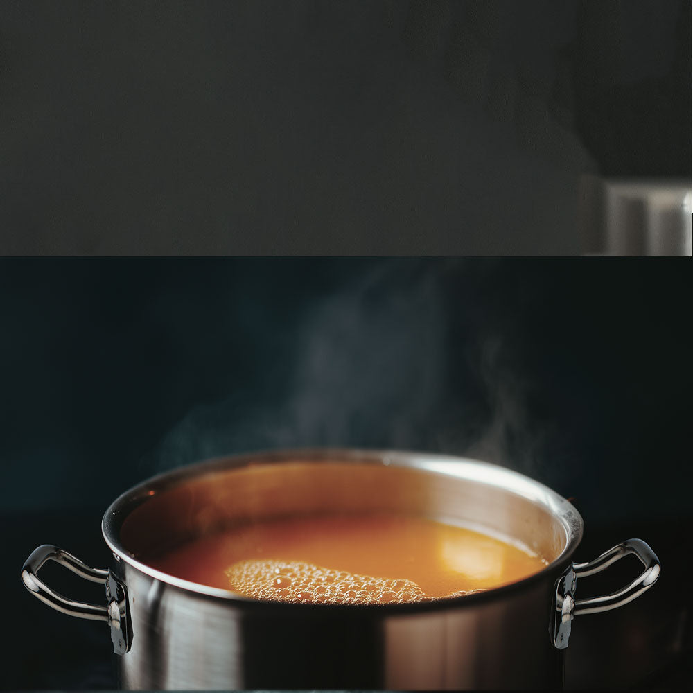 Alu-Inox 3-ply High Induction Casserole with Two Handles in Satin AluInox