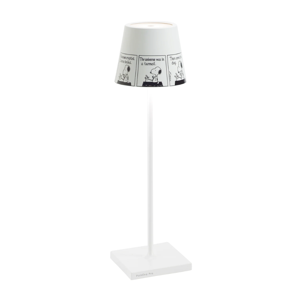 38 cm - Poldina X Peanuts Lampe De Table