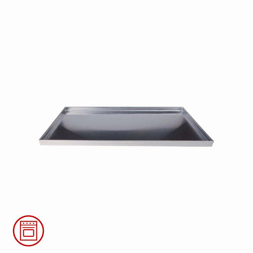 60x40 cm - Agnelli Pasticceria & Pizza Teglia Rettangolare Con Bordi Dritti In Lega Di Alluminio