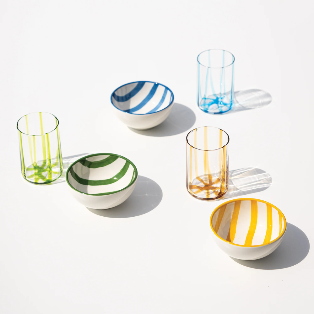 35 cl - Tirache Borosilicate Glass Water Glasses - Set 6 Pieces
