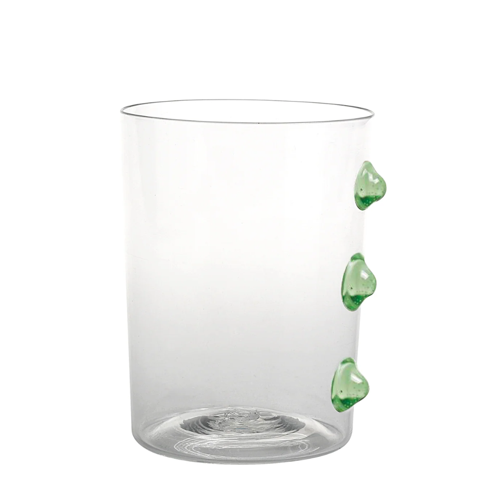 37 cl - Petoni Water Glasses 3 Vertical Points in Borosilicate Glass - Set 6 Pieces