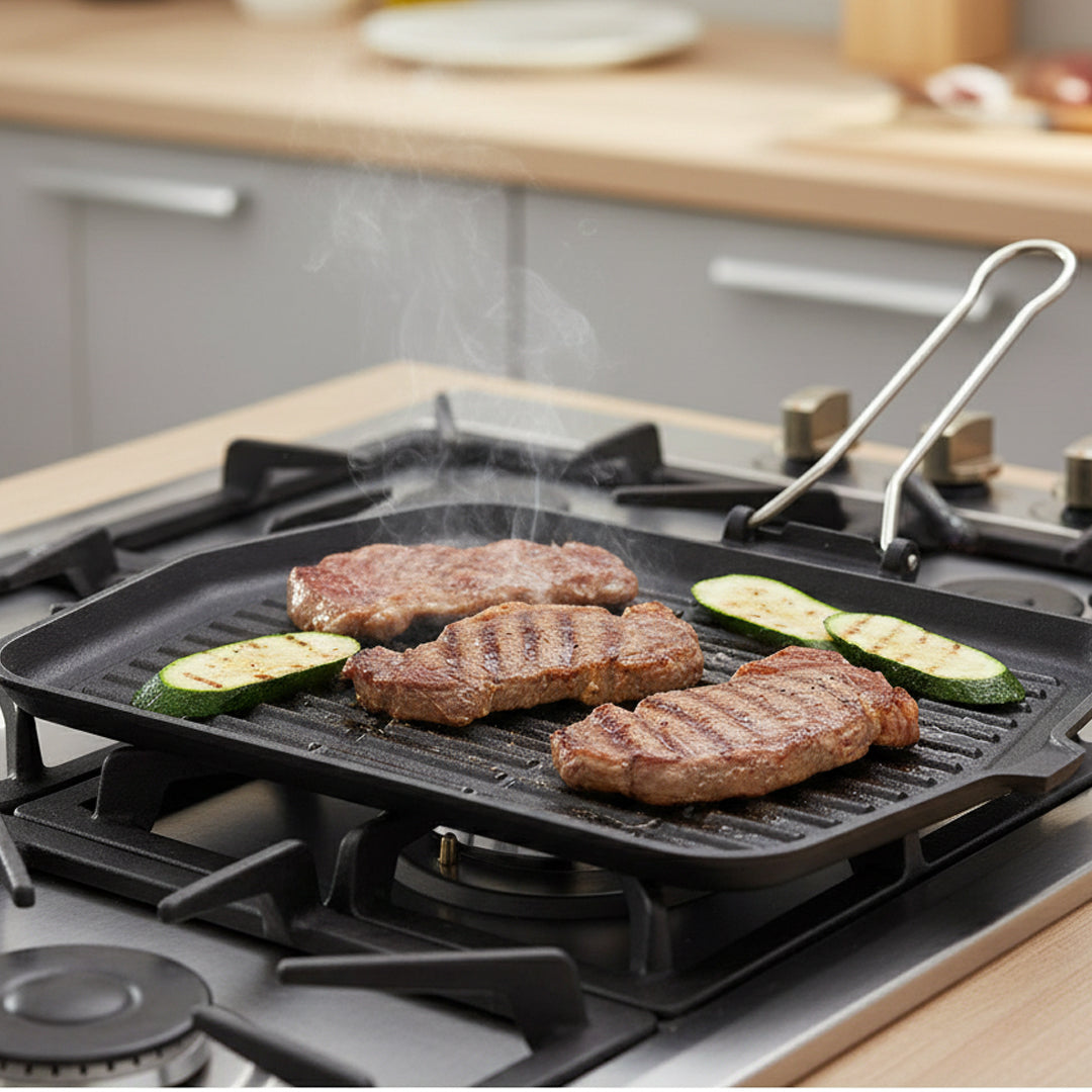 Pietra lavica o ghisa? Scopri quale bistecchiera fa per te