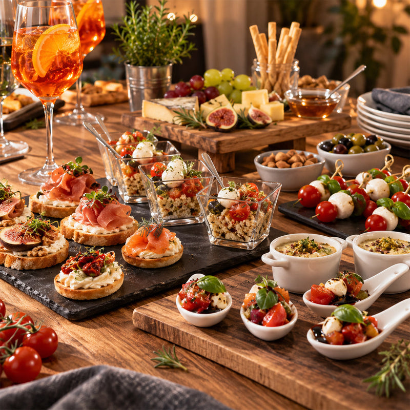 Snelle hapjes voor een aperitief thuis: ideeën en tips