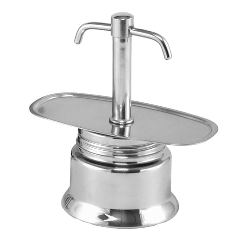 2 Tz - Piazza Caffettiera Moka Express 2 Becchi A Induzione In Acciaio Inox