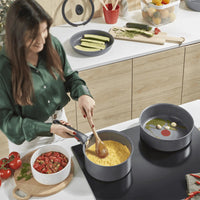 Lagostina Ingenio Mineralis Batteria Pentole Con Accessori In Acciaio Inox - Set 13 Pz