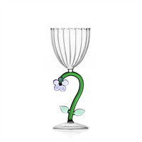 28 cl - Ichendorf Botanica Fiore Calice Multiuso Effetto Ottico In Vetro Borosilicato