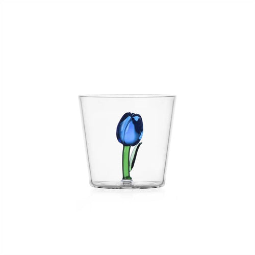 30 cl - Ichendorf Botanica Tulipano Bicchiere Acqua Tumbler In Vetro Borosilicato