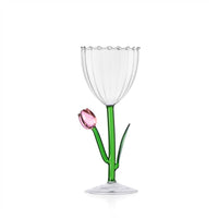 28 cl - Ichendorf Botanica Tulipano Calice Multiuso Effetto Ottico In Vetro Borosilicato