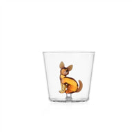 30 cl - Ichendorf Dogs Bicchiere Acqua Tumbler In Vetro Borosilicato