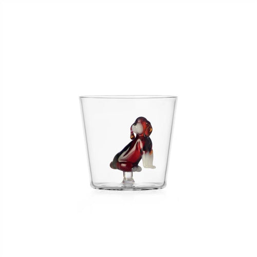 30 cl - Ichendorf Dogs Bicchiere Acqua Tumbler In Vetro Borosilicato