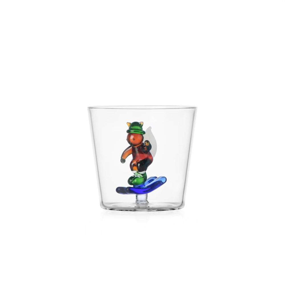 30 cl - Ichendorf Snow Games Bicchiere Acqua Tumbler In Vetro Borosilicato