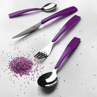 Led Servizio Posate In Acciaio Inox - Set 24 Pz