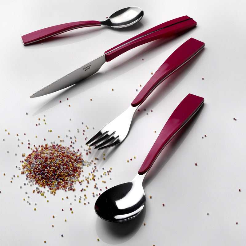 Led Stainless Steel Cutlery Set - Set 24 Pieces