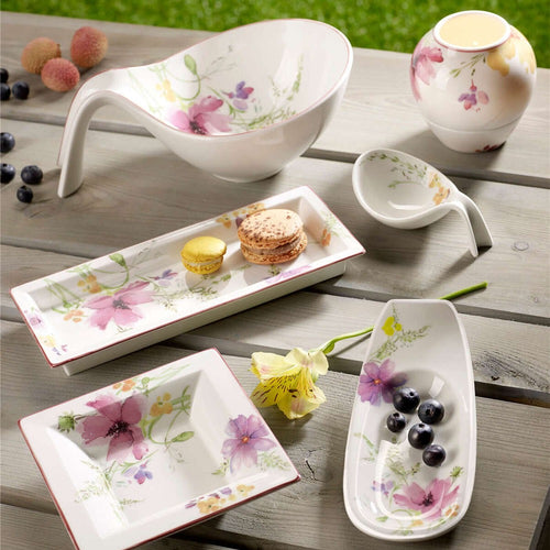 42 cl - Villeroy & Boch Mariefleur Gifts Fruttiera Coppa Con Manici In Porcellana Premium