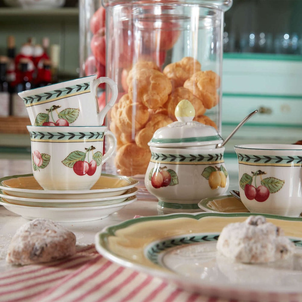 26 cl - Villeroy & Boch French Garden Fleurence Tazza Cappuccino In Porcellana Premium - Set 6 Pz