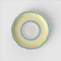 17 cm - Villeroy & Boch French Garden Fleurence Piattino Tazza Cappuccino In Porcellana Premium - Set 6 Pz