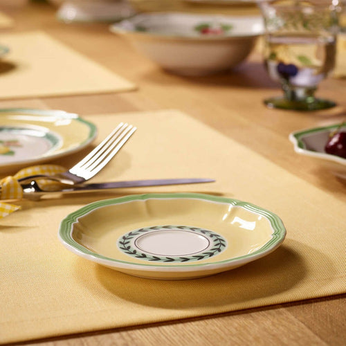 14.5 cm - Villeroy & Boch French Garden Fleurence Piattino Tazza Caffè-Tè In Porcellana Premium - Set 6 Pz