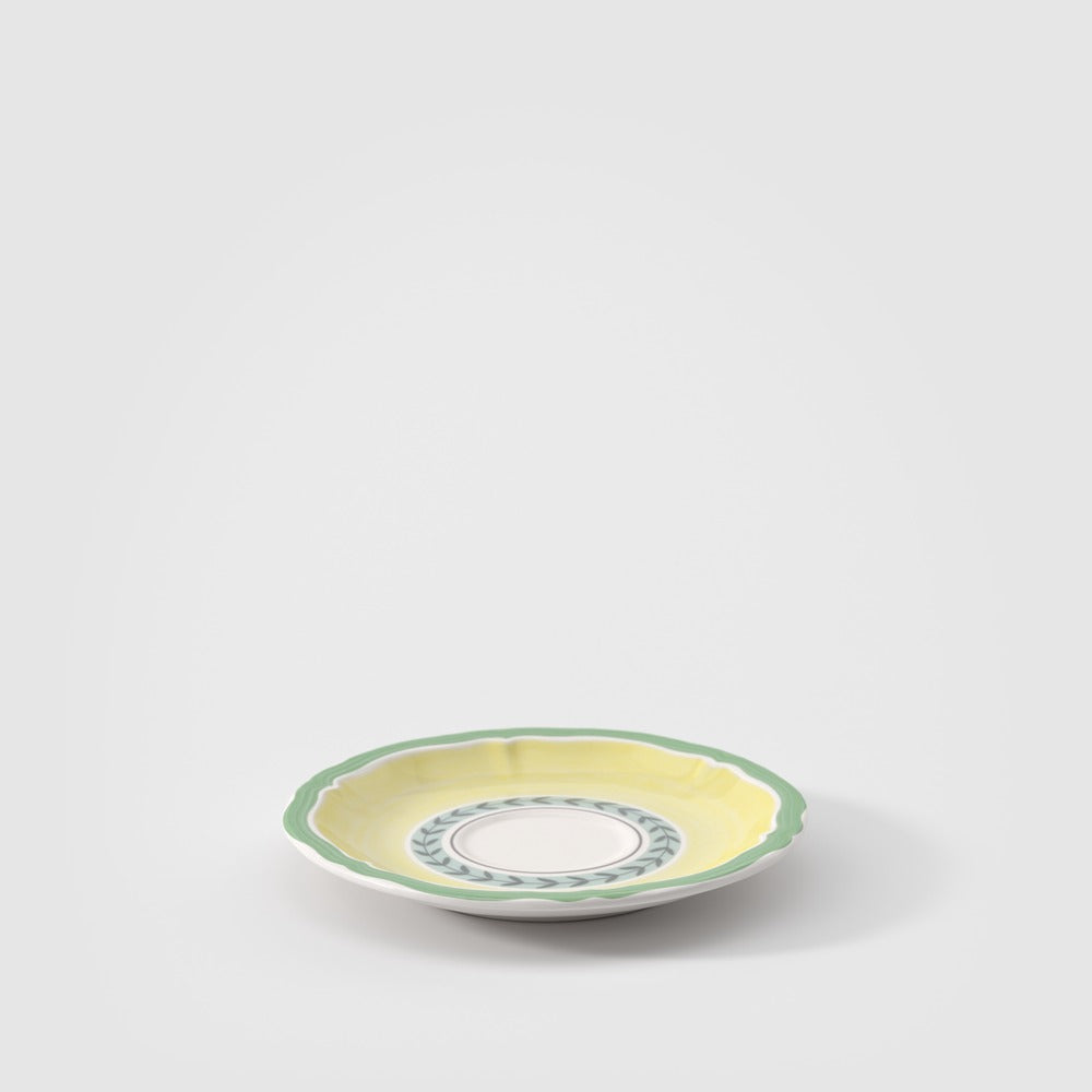 12.2 cm - Villeroy & Boch French Garden Fleurence Piattino Tazzina Caffè In Porcellana Premium - Set 6 Pz