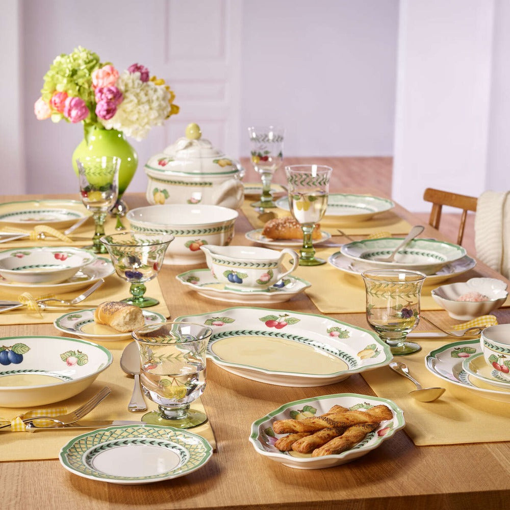 30 cl - Villeroy & Boch French Garden Fleurence Piatto Fondo In Porcellana Premium - Set 6 Pz