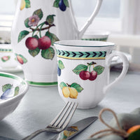 38 cl - Villeroy & Boch French Garden Fleurence Jumbo Tazza Mug In Porcellana Premium - Set 6 Pz