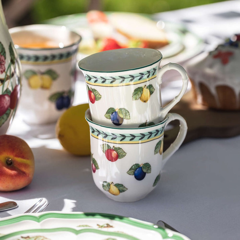 25 cl - Villeroy & Boch French Garden Fleurence Tazza Mug In Porcellana Premium - Set 6 Pz