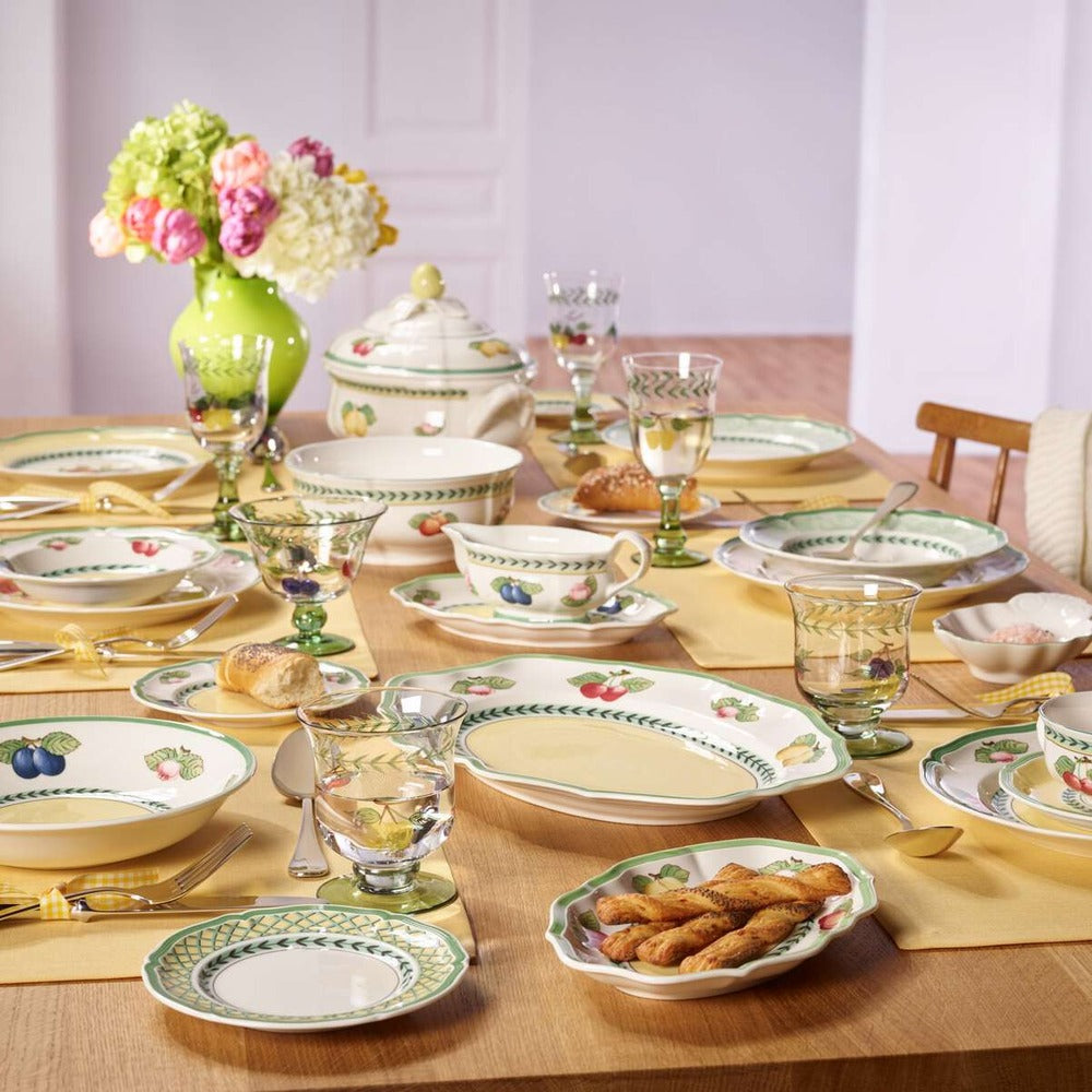 26.7 cm - Villeroy & Boch French Garden Orange Piatto Piano In Porcellana Premium - Set 6 Pz