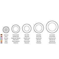 14.3 cm - Villeroy & Boch Vieux Luxembourg Piattino Tazzina Caffè In Porcellana Premium - Set 6 Pz