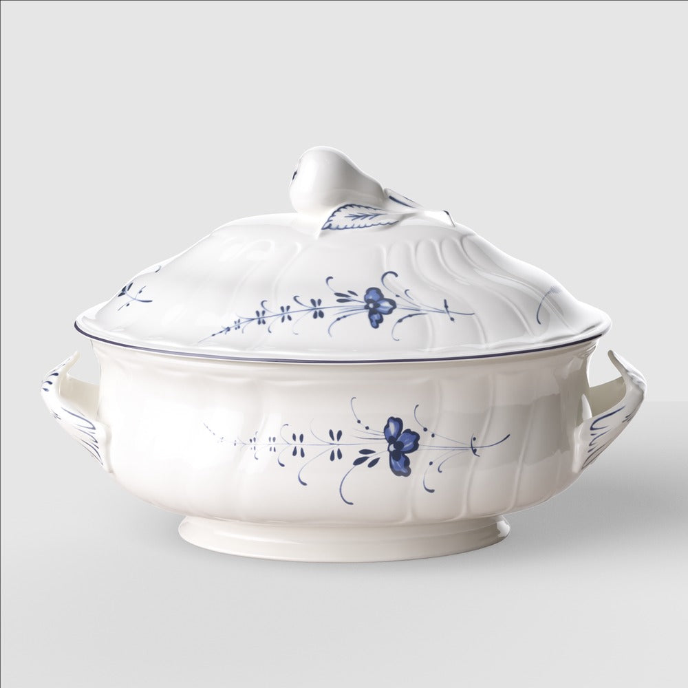 250 cl - Villeroy & Boch Vieux Luxembourg Terrina In Porcellana Premium