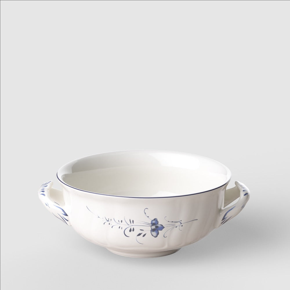 26 cl - Villeroy & Boch Vieux Luxembourg Tazza Brodo In Porcellana Premium - Set 6 Pz