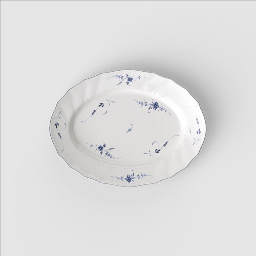 35.1x26.3 cm - Villeroy & Boch Vieux Luxembourg Vassoio Piatto Da Portata In Porcellana Premium