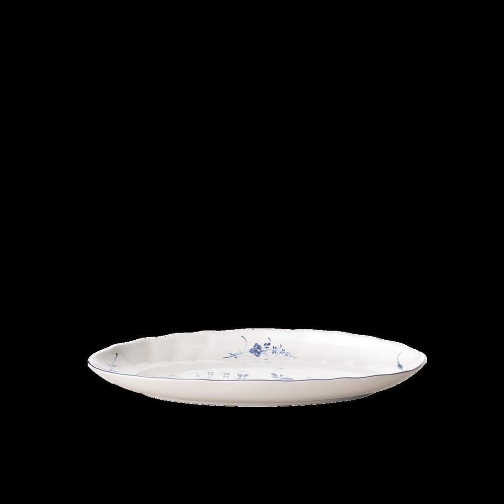 25 cm - Villeroy & Boch Vieux Luxembourg Raviera Piatto Da Portata Ovale In Porcellana Premium