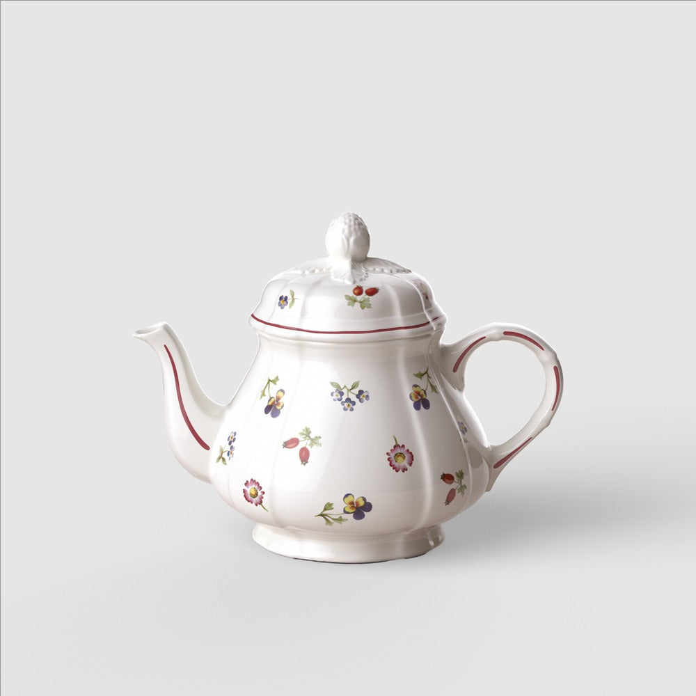 90 cl - Villeroy & Boch Petite Fleur Teiera In Porcellana Premium