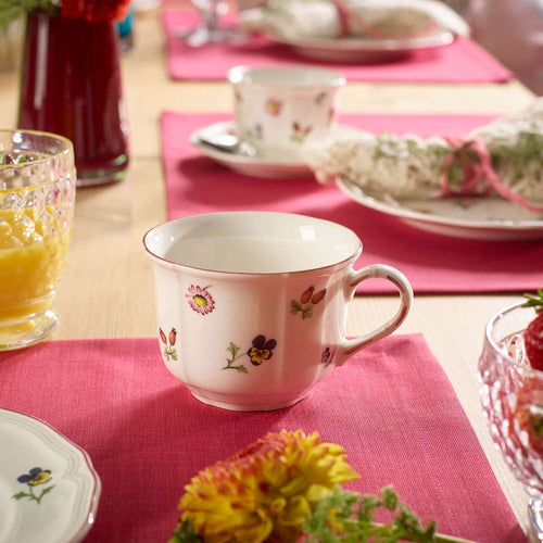 26 cl - Villeroy & Boch Petite Fleur Tazza Cappuccino In Porcellana Premium - Set 6 Pz
