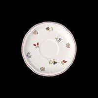 17 cm - Villeroy & Boch Petite Fleur Piattino Tazza Cappuccino In Porcellana Premium - Set 6 Pz
