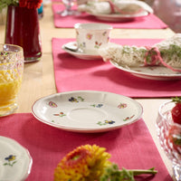 17 cm - Villeroy & Boch Petite Fleur Piattino Tazza Cappuccino In Porcellana Premium - Set 6 Pz