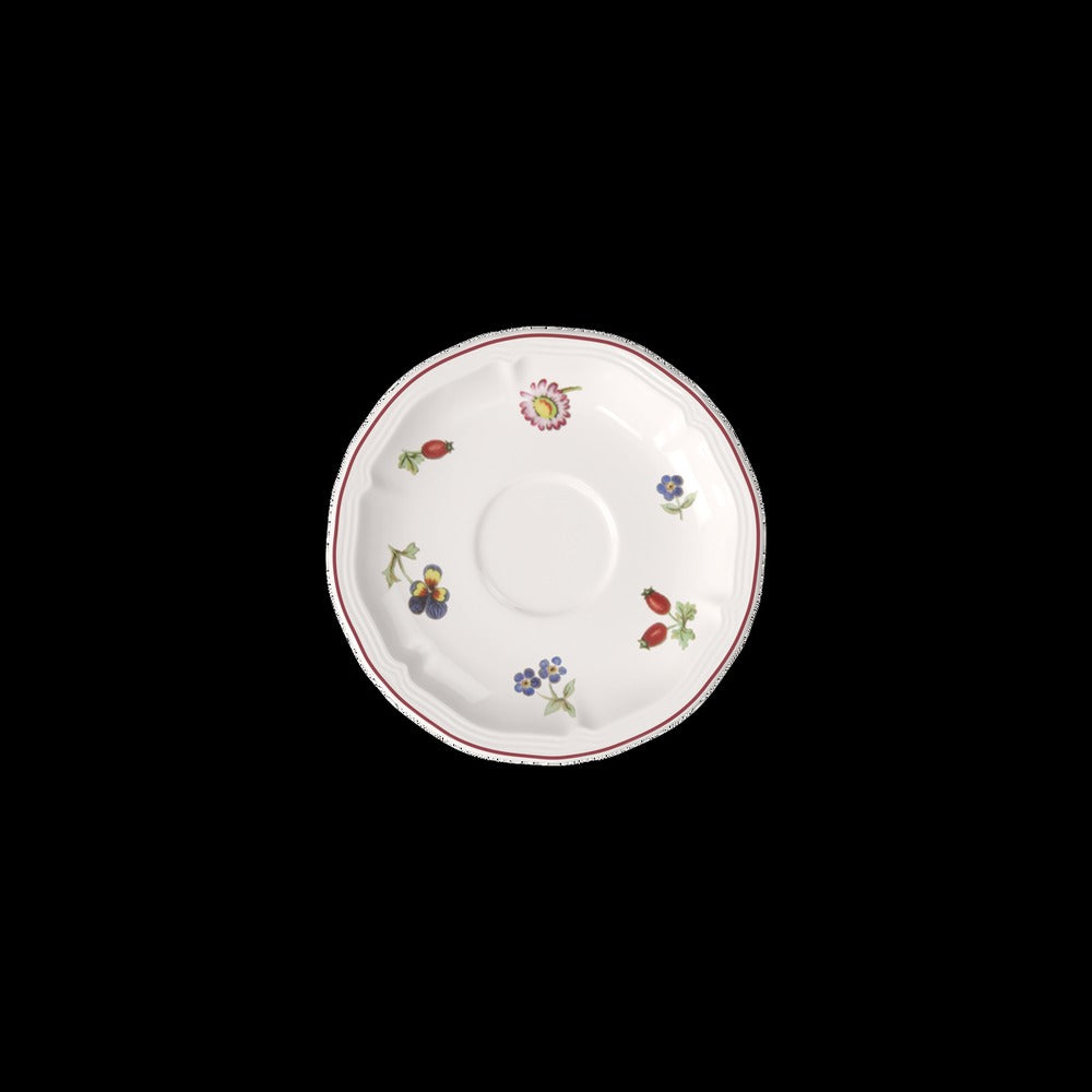 12.2 cm - Villeroy & Boch Petite Fleur Piattino Tazzina Caffè In Porcellana Premium - Set 6 Pz
