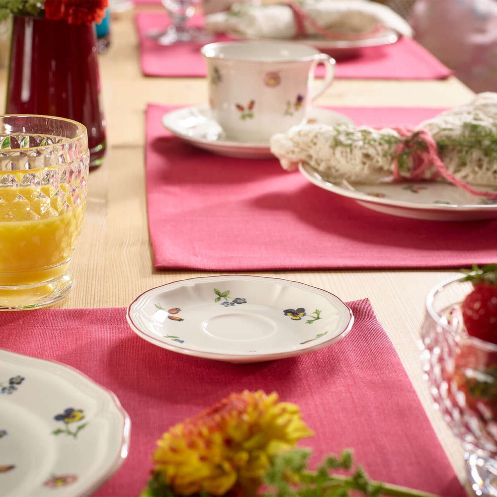 12.2 cm - Villeroy & Boch Petite Fleur Piattino Tazzina Caffè In Porcellana Premium - Set 6 Pz