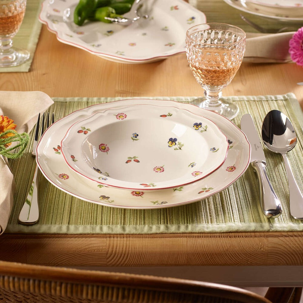 26.7 cm - Villeroy & Boch Petite Fleur Piatto Piano In Porcellana Premium - Set 6 Pz