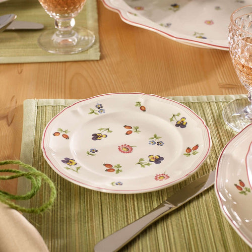 17.4 cm - Villeroy & Boch Petite Fleur Piatto Pane In Porcellana Premium - Set 6 Pz
