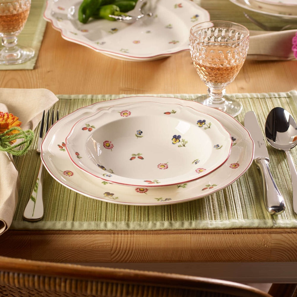 33 cl - Villeroy & Boch Petite Fleur Piatto Fondo In Porcellana Premium - Set 6 Pz